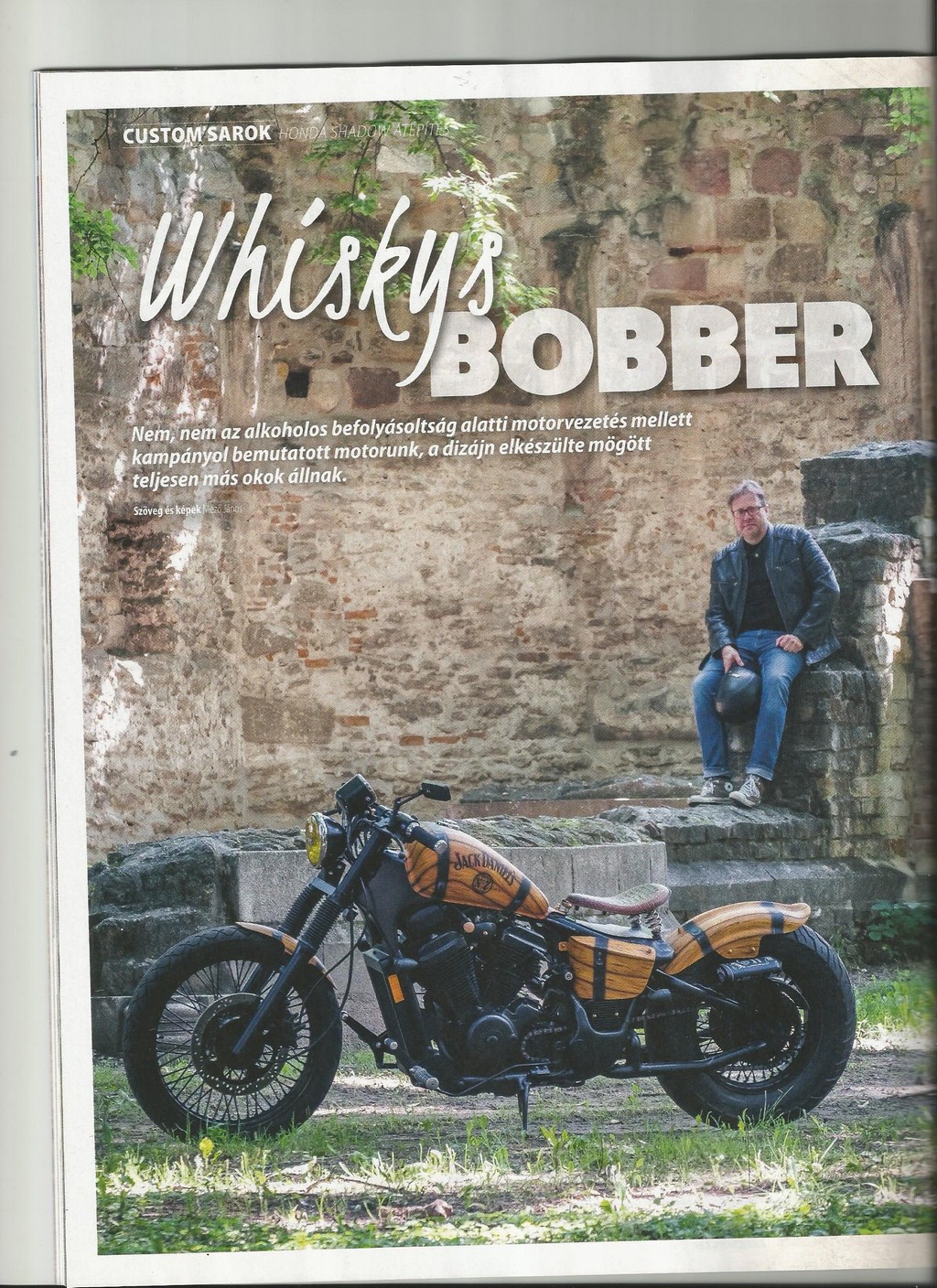 Legújabb építésünk a Whiskys Bobber a MOTORREVÜ 2019/09 számában!